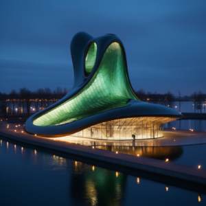 matab111_an_amazing_futuristic_building_is_lit_up_at_night_in_w_882fc8a5-79cf-4cd5-83ca-e26d808cd120